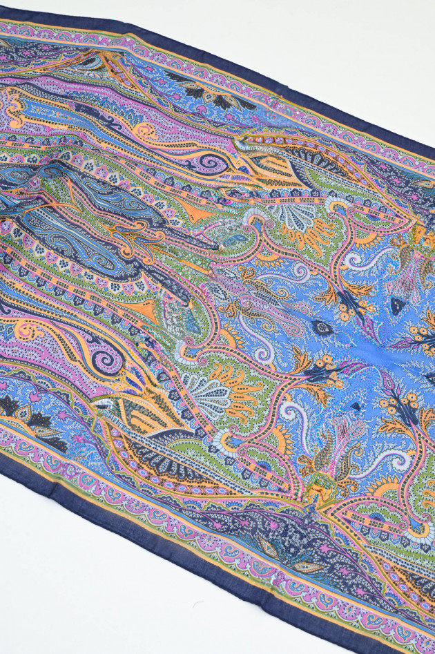 Etro Tuch mit Paisley-Print in Violett/Multicolor