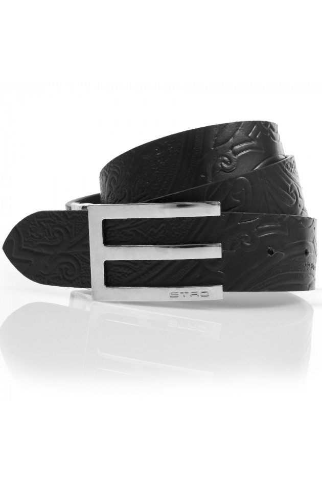 Etro Ledergürtel Schwarz