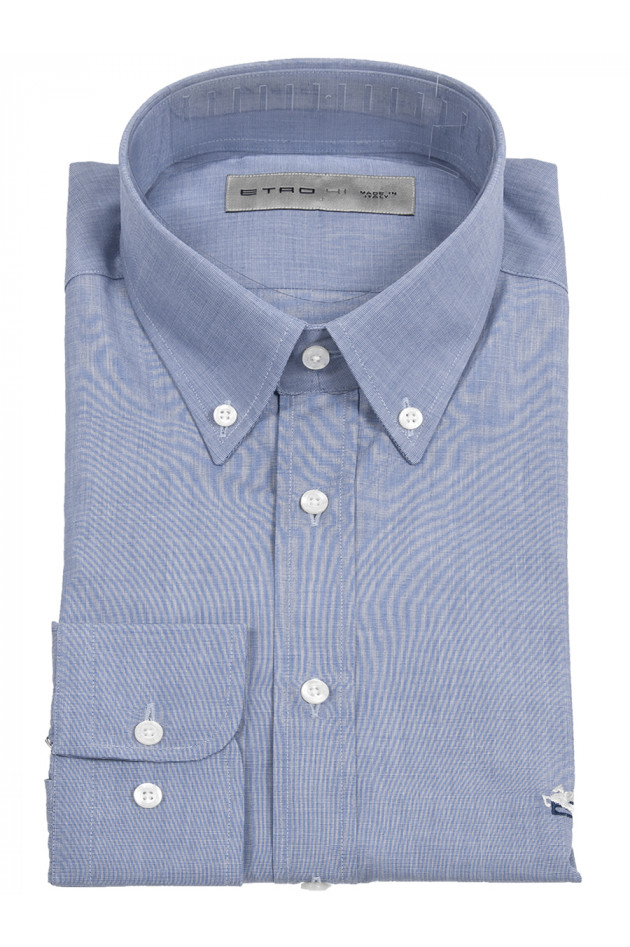 Etro Baumwollhemd Blau