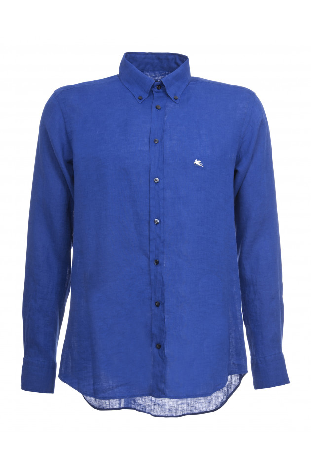 Etro Leinenhemd in Blau