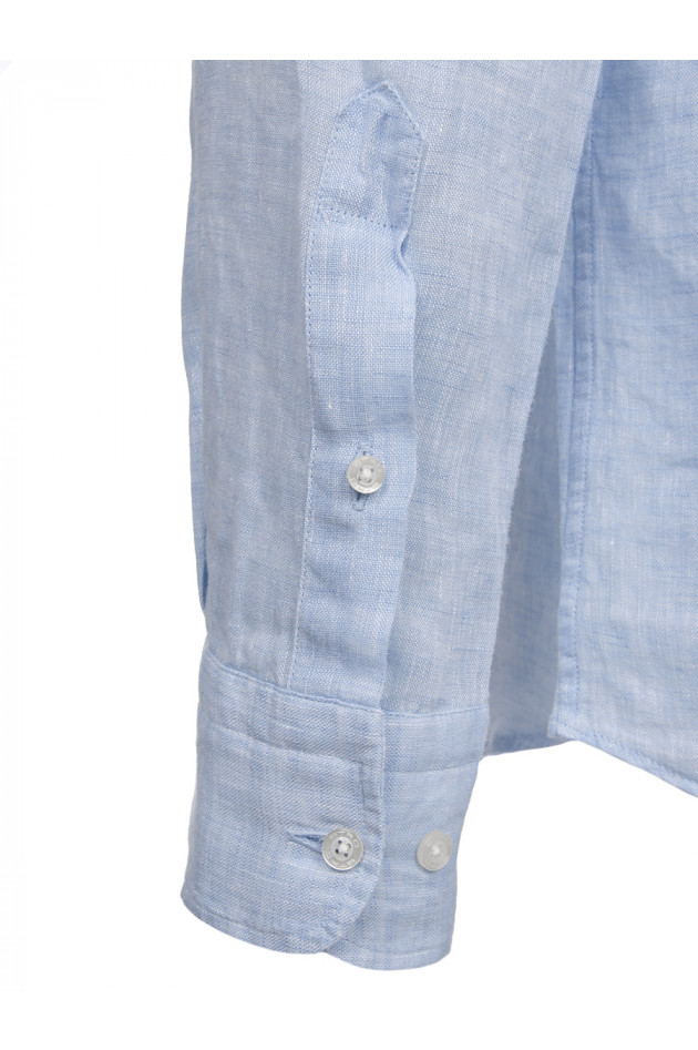 Etro Leinenhemd in Hellblau