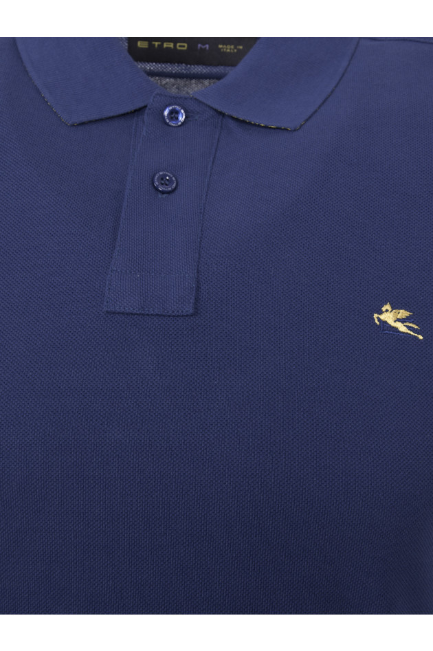 Etro Polo in Royalblau