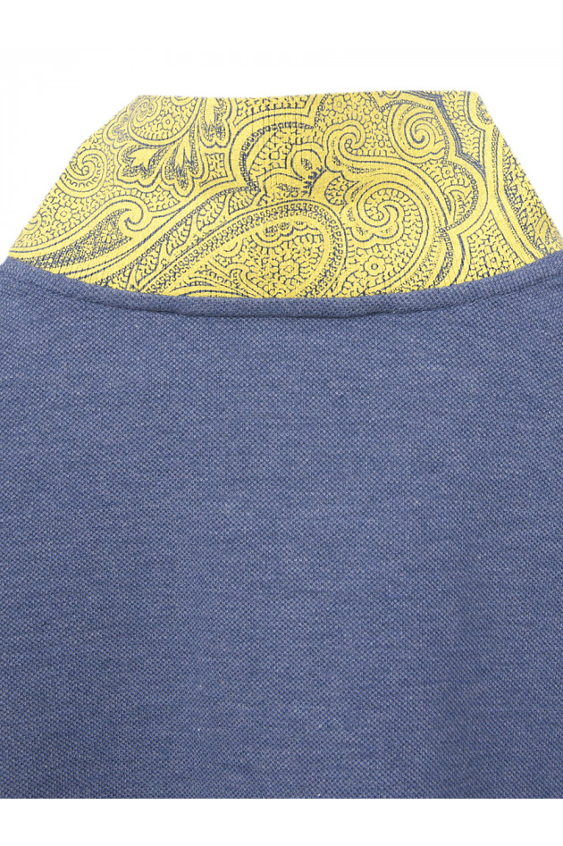 Etro Polo in Jeansblau