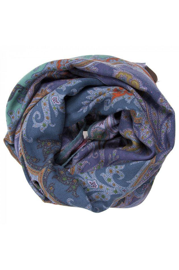 Etro Kaschmirschal Navy