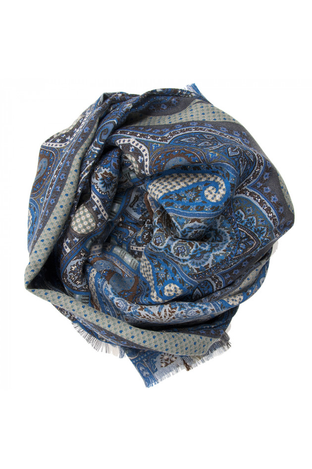 Etro Kaschmirschal Navy