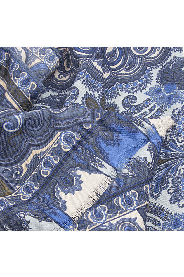 Etro Schal Blau