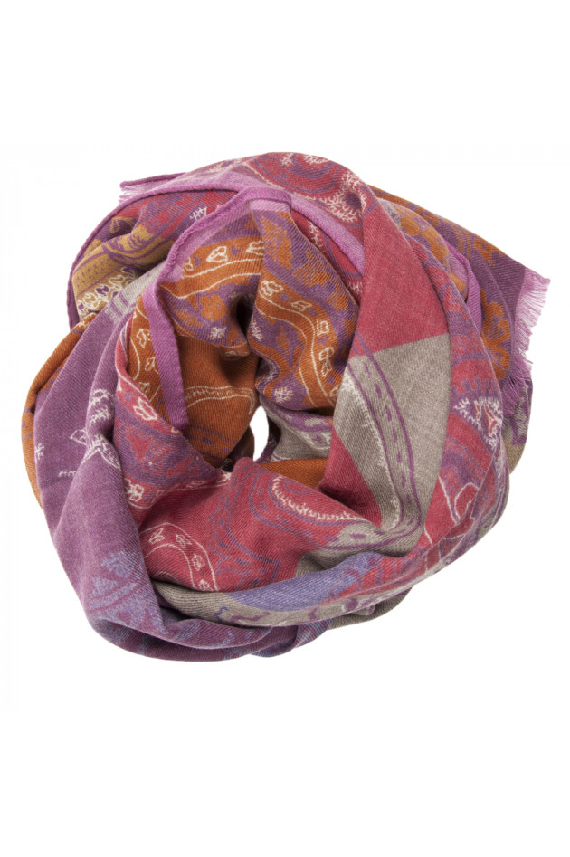 Etro Schal Orange/Zyklame