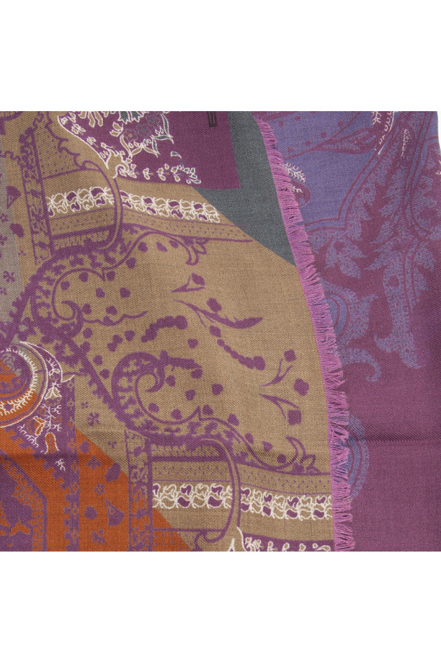 Etro Schal Orange/Zyklame