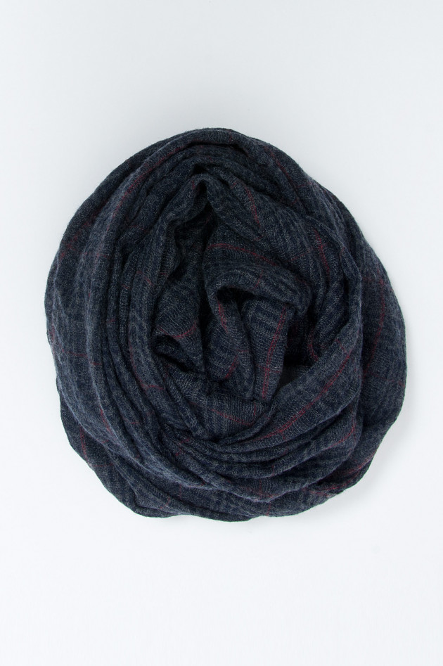 Faliero Sarti Schal DIANELLA in Marine/Grau