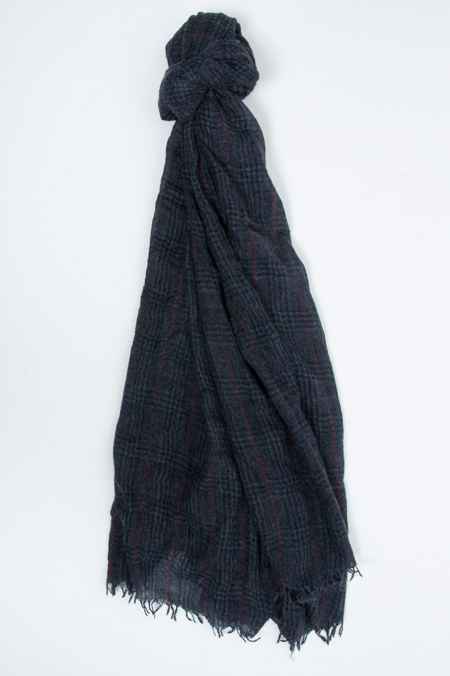 Faliero Sarti Schal DIANELLA in Marine/Grau