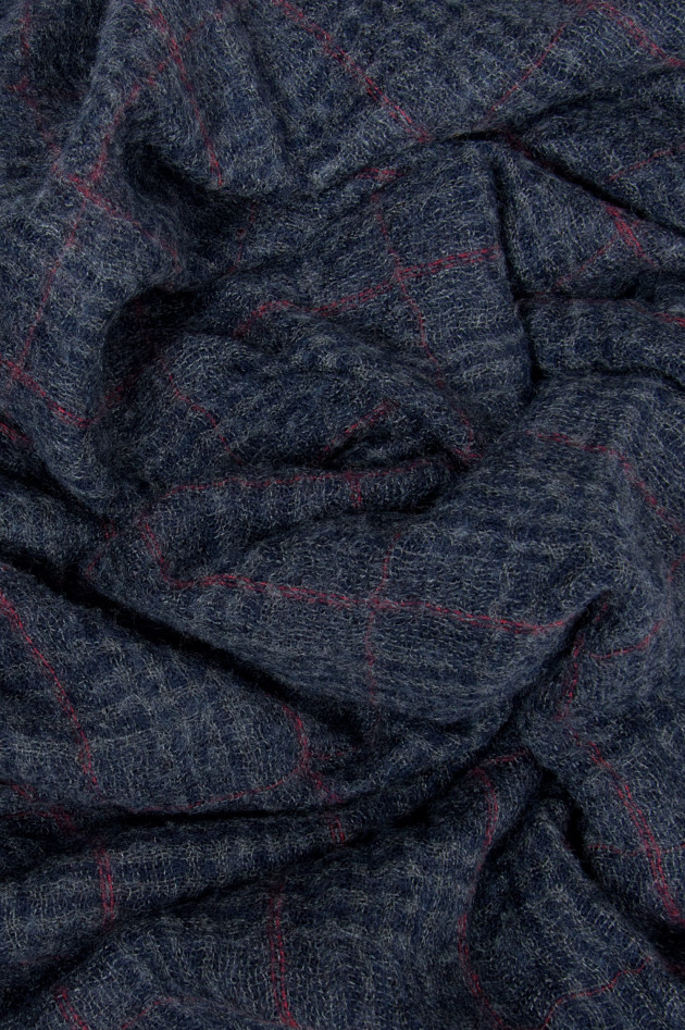 Faliero Sarti Schal DIANELLA in Marine/Grau