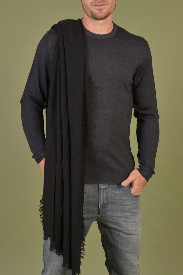 Faliero Sarti Schal ASSIA in Schwarz