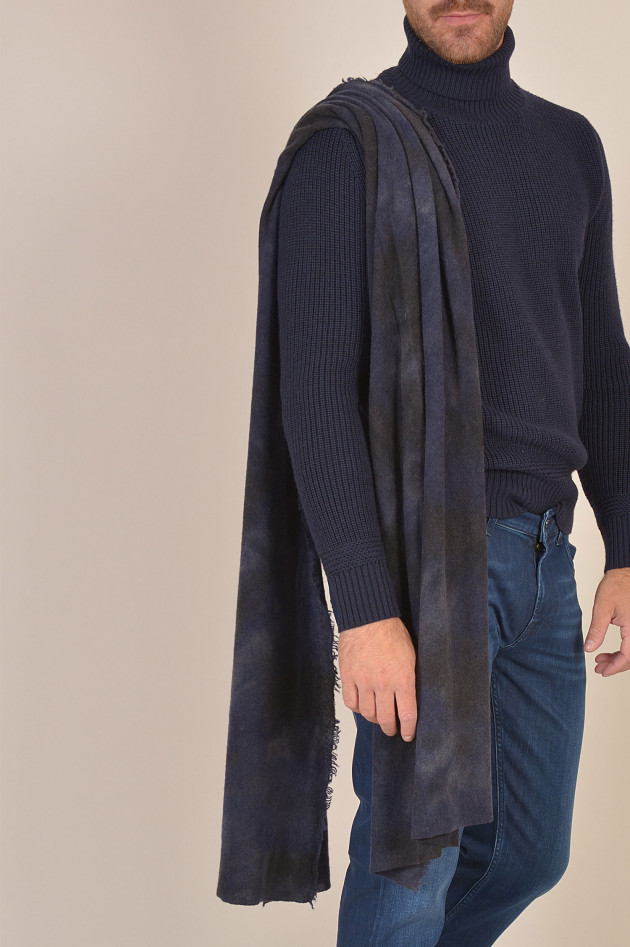 Faliero Sarti Schal TIK in Navy