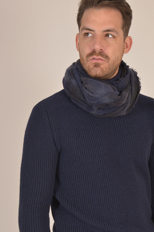 Faliero Sarti Schal TIK in Navy