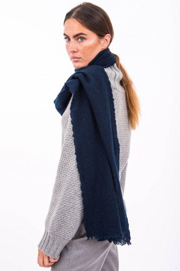 Faliero Sarti Bouclé-Schal ASSINA in Navy