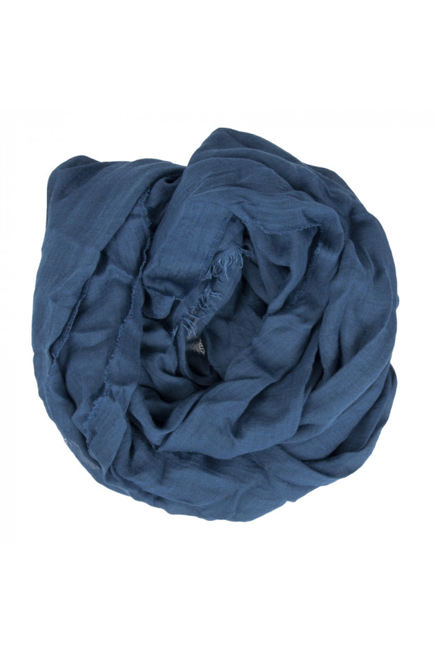 Faliero Sarti Kaschmirschal AZZURRINA in Azzurblau
