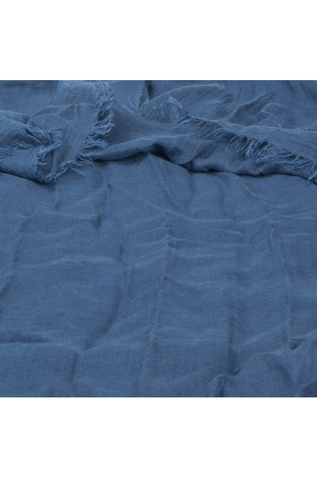 Faliero Sarti Kaschmirschal AZZURRINA in Azzurblau