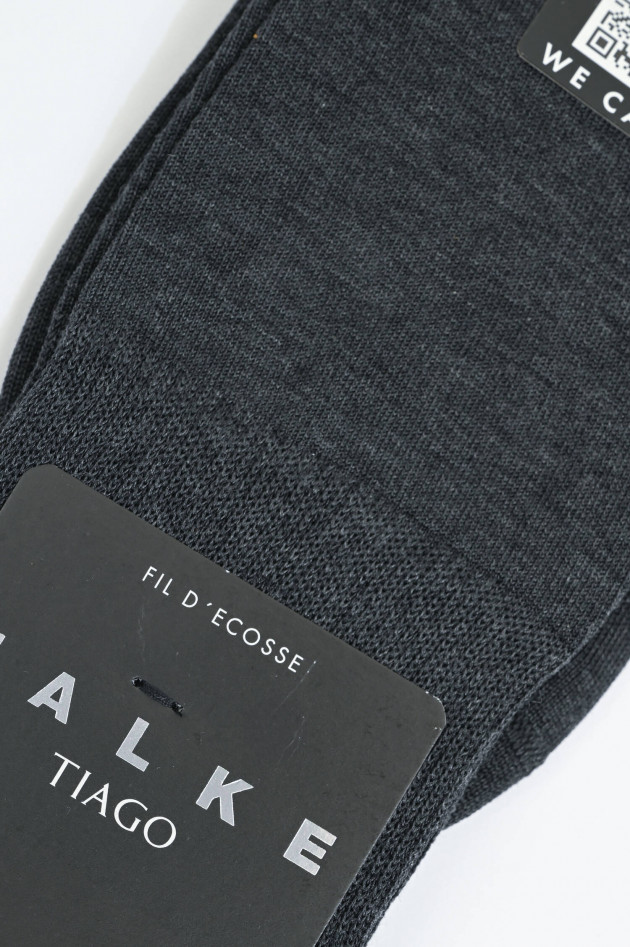 Falke Socken aus Baumwolle in Anthrazit