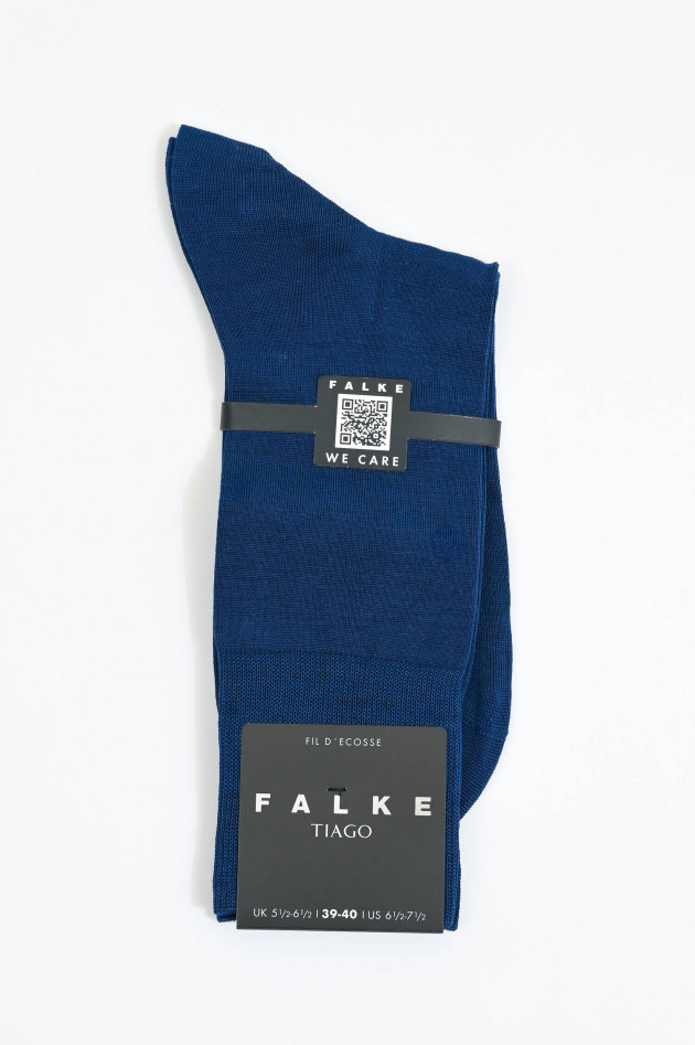 Falke Socken aus Baumwolle in Royal Blue