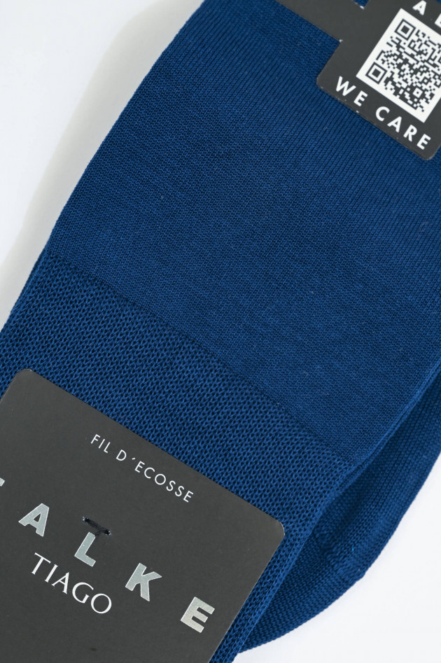 Falke Socken aus Baumwolle in Royal Blue