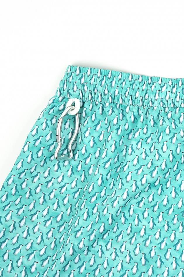 Fedeli Badehose MADEIRA mit Print in Grün