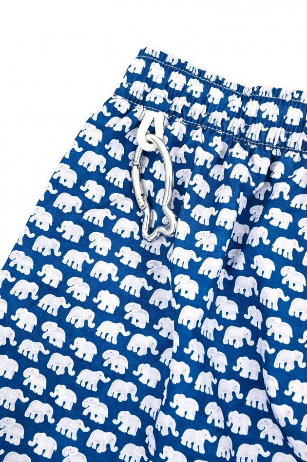 Fedeli badehose MADEIRA mit Print in Blau
