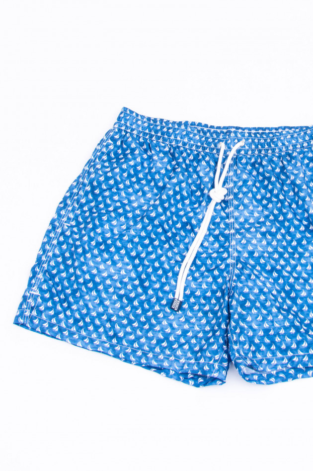 Fedeli Badehose MADEIRA AIRSTOP STAMPATO in Blau