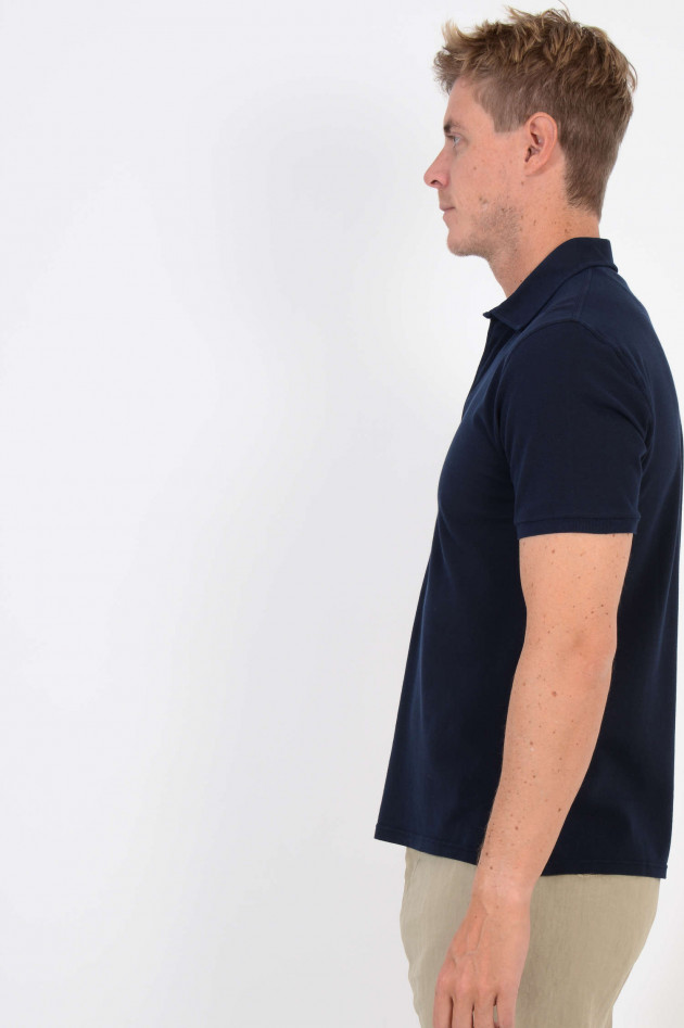 Fedeli Poloshirt in Navy