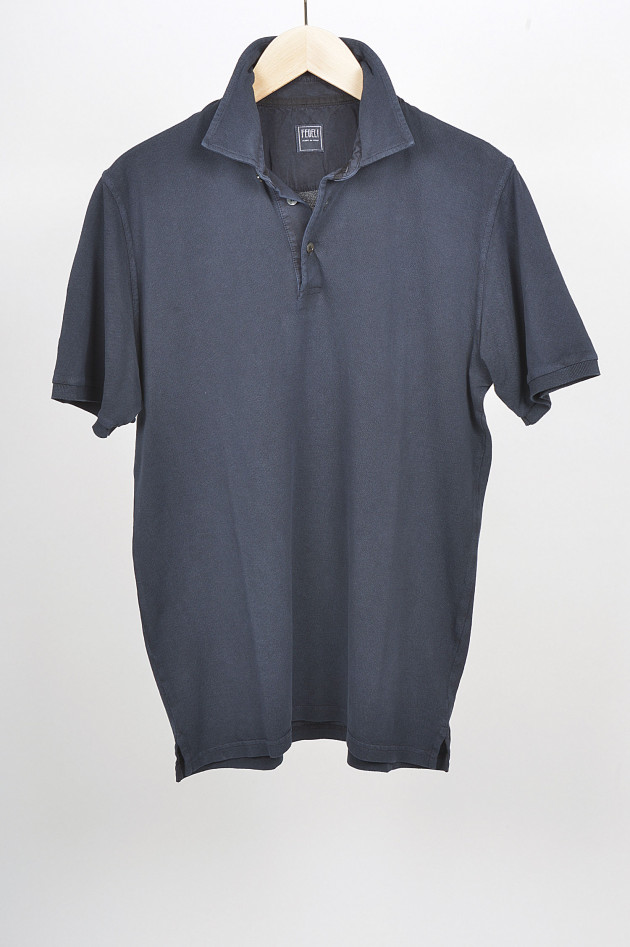 Fedeli Poloshirt in Navy