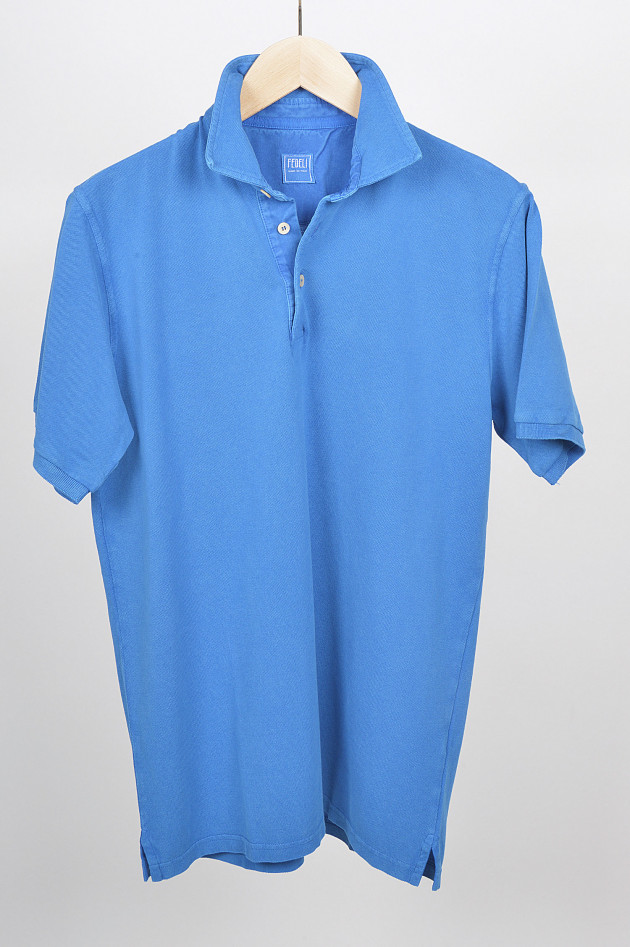 Fedeli Poloshirt in Royalblau