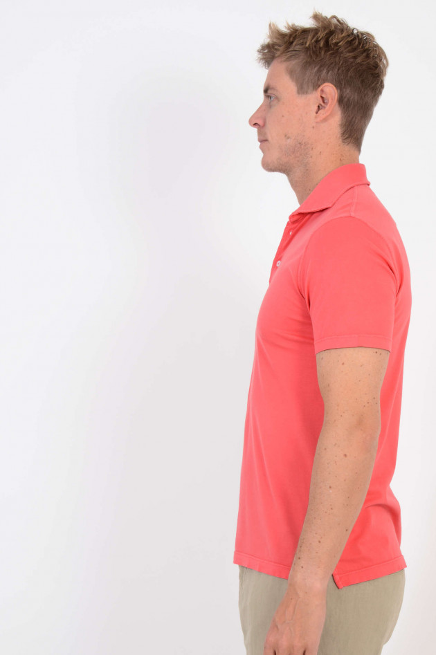 Fedeli Jersey Poloshirt in Rot