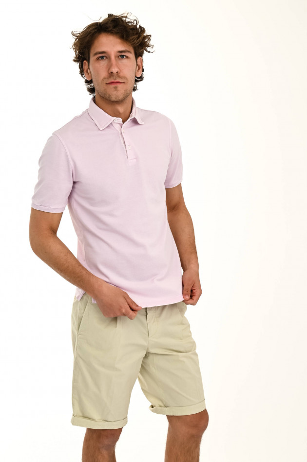 Fedeli Piqué Polo in Rosa