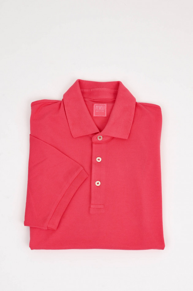 Fedeli Polo-Shirt in Rot