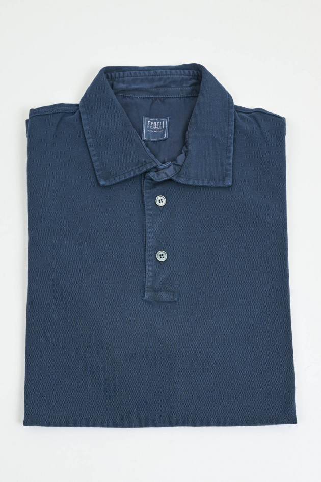 Fedeli  Polo-Shirt in Navy