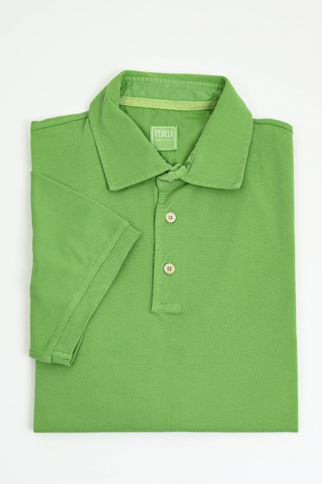 Fedeli  Polo-Shirt in Bright Green