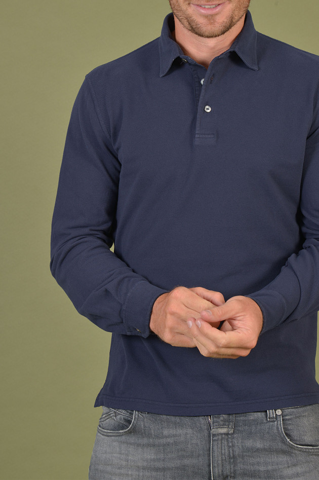 Fedeli Poloshirt in Navy