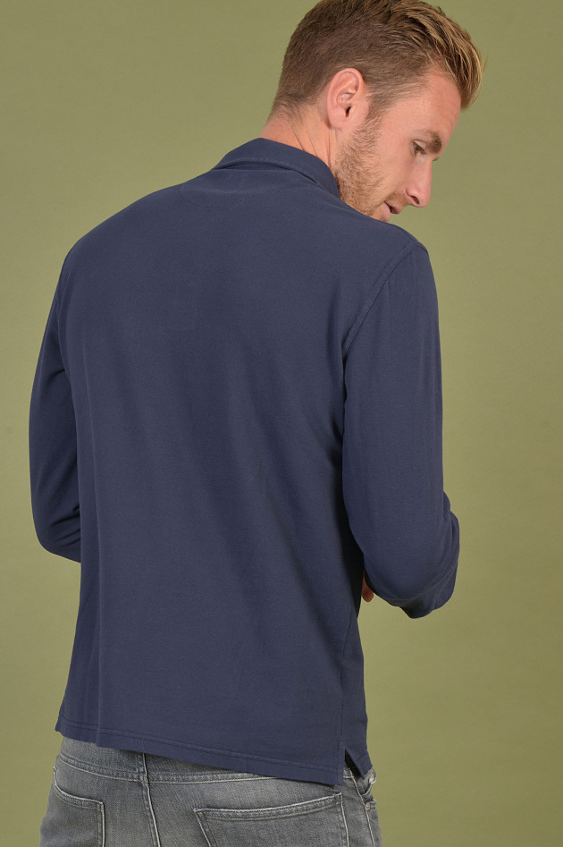 Fedeli Poloshirt in Navy