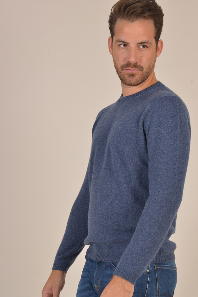 Fedeli Pullover aus Cashmere in Blau