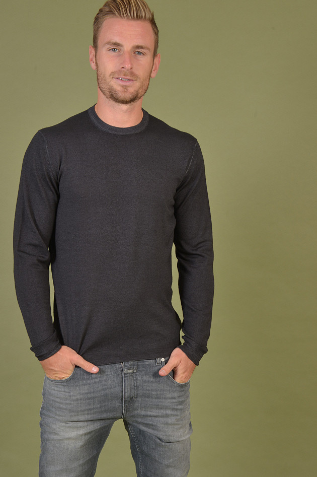 Fedeli Pullover aus Wolle in Antra