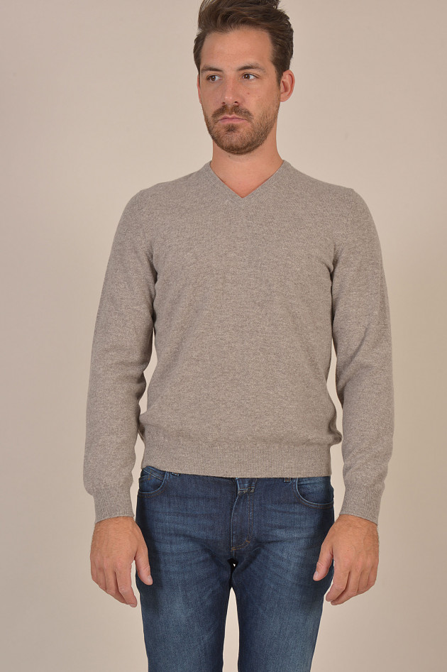 Fedeli Pullover aus Cashmere in Beige