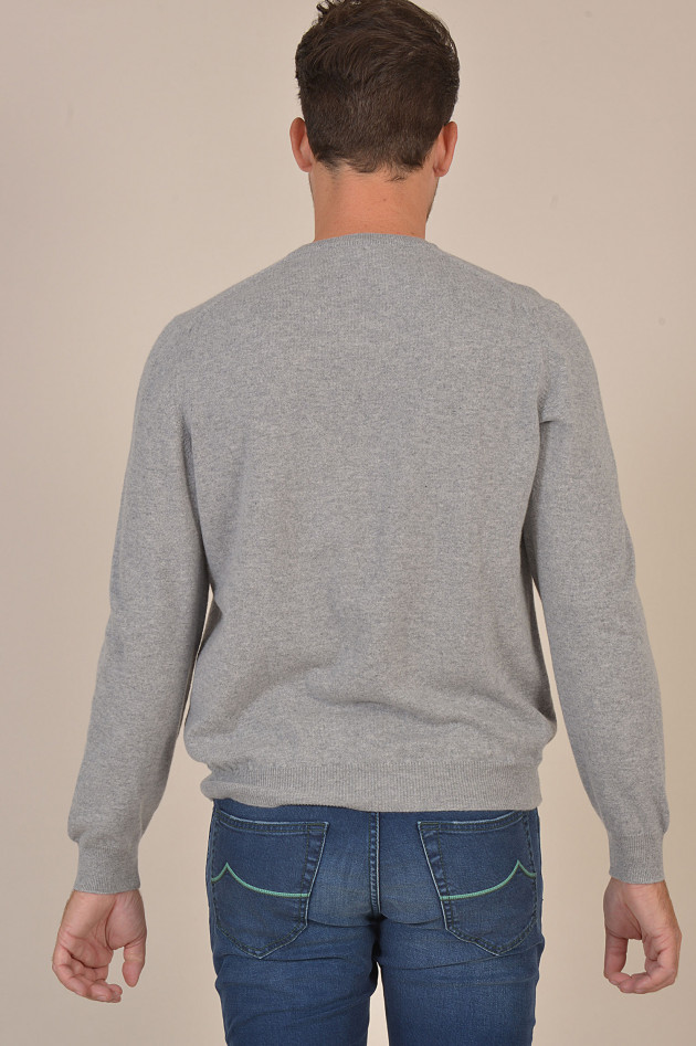 Fedeli Pullover aus Cashmere in Grau