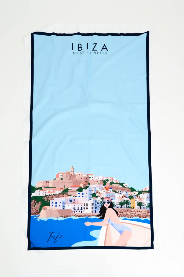 FeFe Handtuch COSTA SMERALDA in Blau/Multicolor