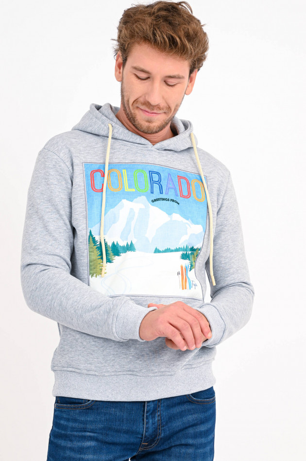 FeFe Kapuzenpullover COLORADO in Grau