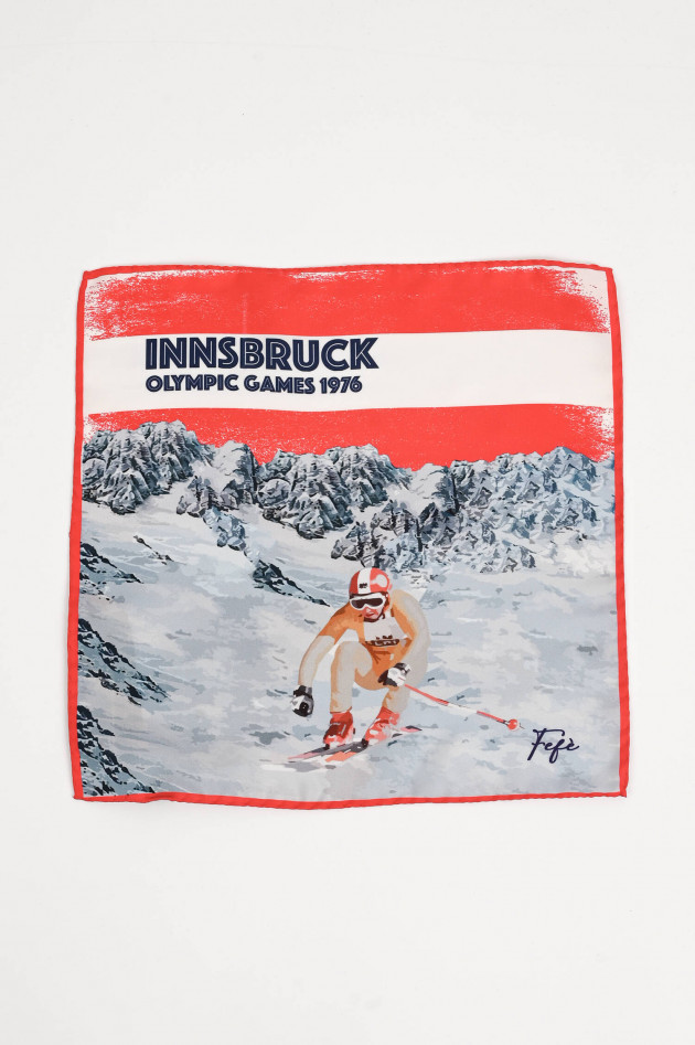 FeFe Einstecktuch OLYMPIA INNSBRUCK in Rot/Weiß