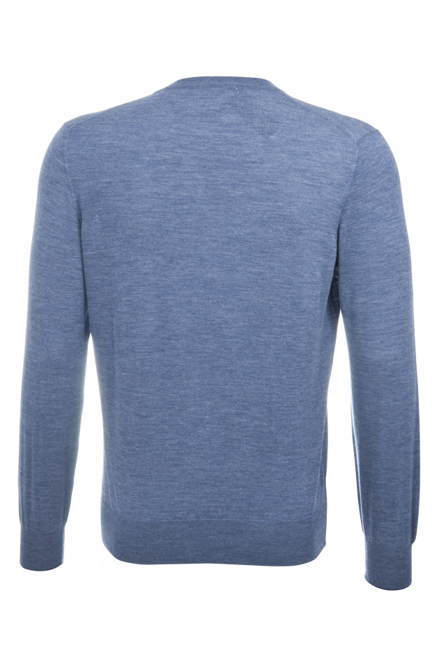 Fioroni Feinstrickpullover in Mittelblau