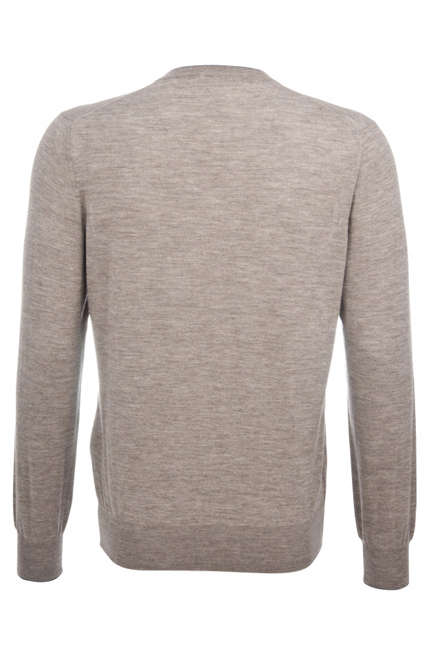 Fioroni Feinstrickpullover in Taupe