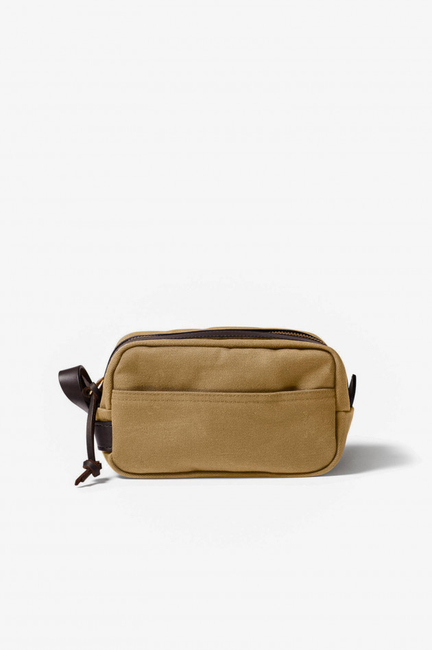 Filson Kulturtasche TRAVEL KIT in Ockerbraun