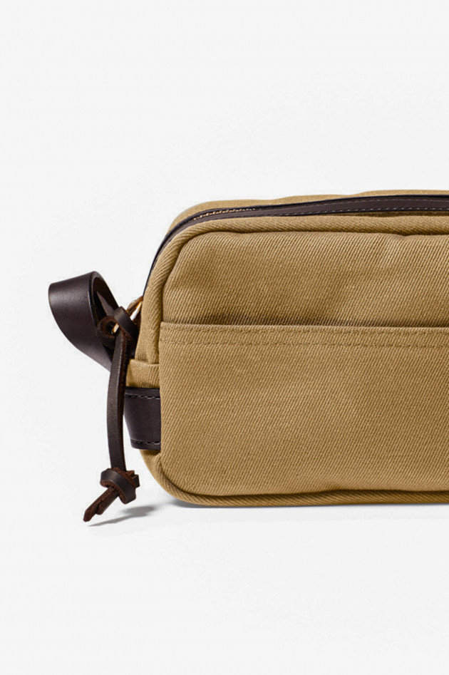 Filson Kulturtasche TRAVEL KIT in Ockerbraun