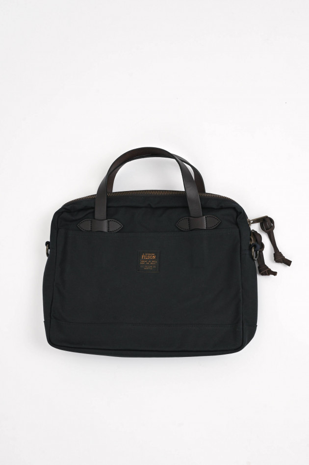 Filson Aktentasche THIN CLOTH COMPACT BRIEFCASE in Navy