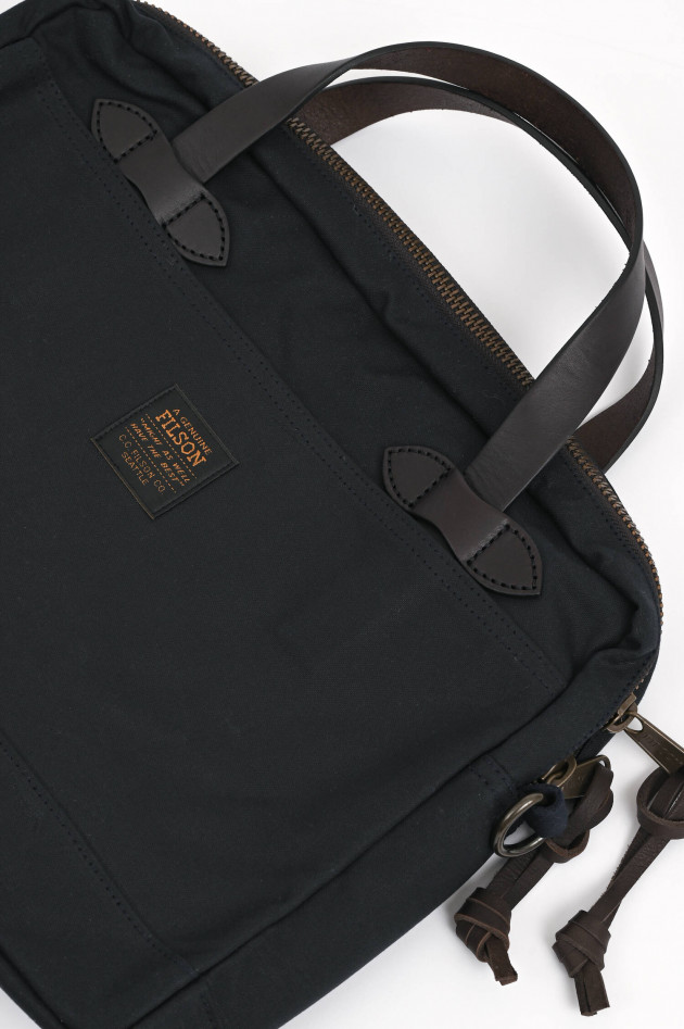 Filson Aktentasche THIN CLOTH COMPACT BRIEFCASE in Navy